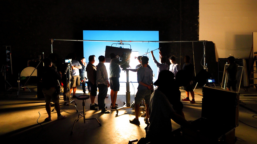 film crew video filming seo