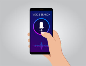 voice search graphic