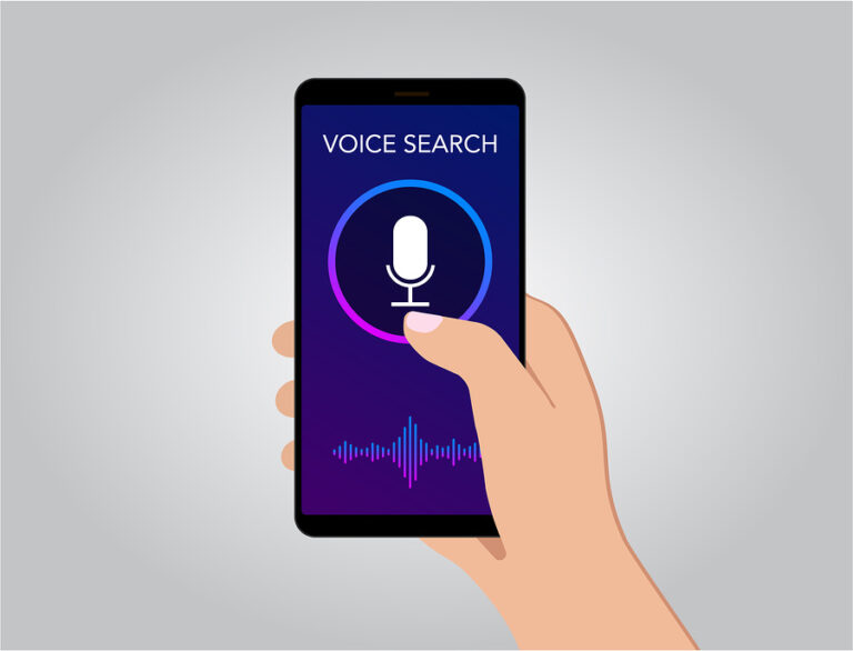 voice search graphic