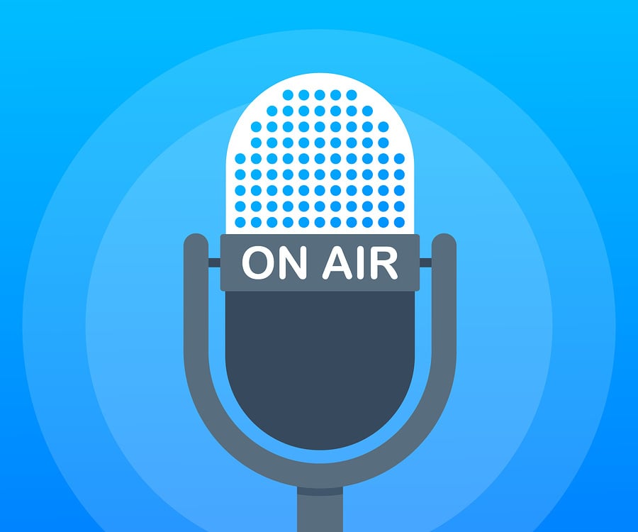 Podcast Icon Like On Air Live. Podcast. Badge, 

<p srcset=