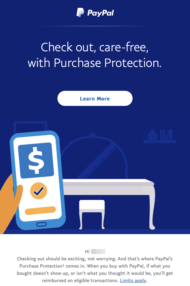 Up-Sell emails: these services are for exclusive power-users
